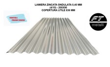 Lamiera ondulata zincata per - lamiera,