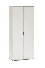 Armadio 2 ante bianco 75x38x174 tuttopiani Multiuso ripostiglio dispensa cantina