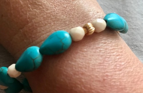 Bracciale elastico perline