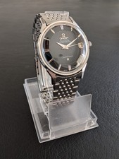 Rare Omega Constellation Pie Pan 168.005 "Dog Leg" Black Dial