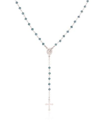 Collana rosario argento - rosario,