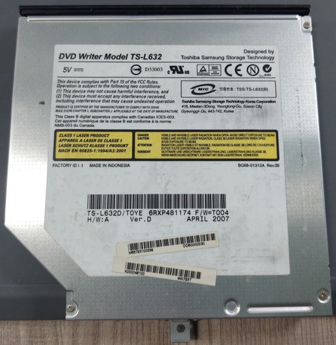 Dvd writer modello l632 - dvd,