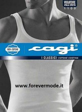 3 Canottiere uomo Cagi spalla