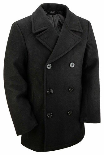 Navy pea coat - us,