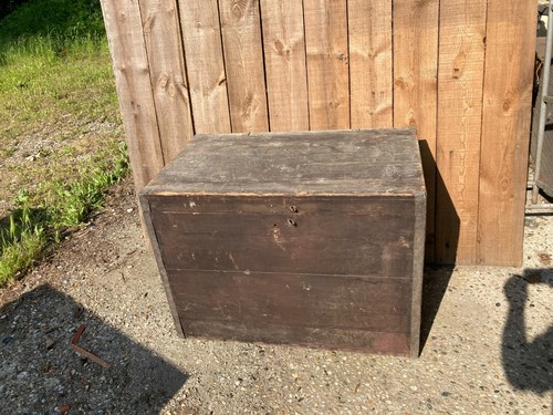 Baule legno abete con - di,