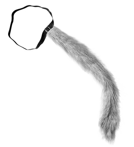 Coda lupo peluche - coda,