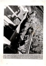 WWII Ufficiale Ferito in Jeep