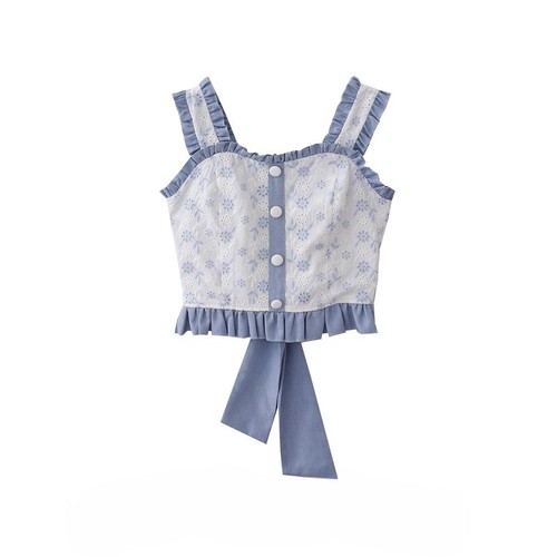 Top con spalline larghe - con,