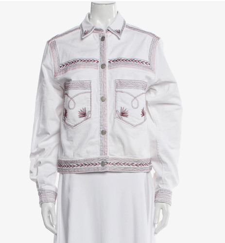 Giacca jeans bianca - giacca,