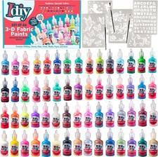 Set Pittura Tessuto 60 Colori