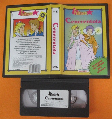 Vhs film cenerentola - vhs,
