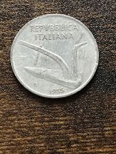 1955 Italia 10 Lire Alluminio