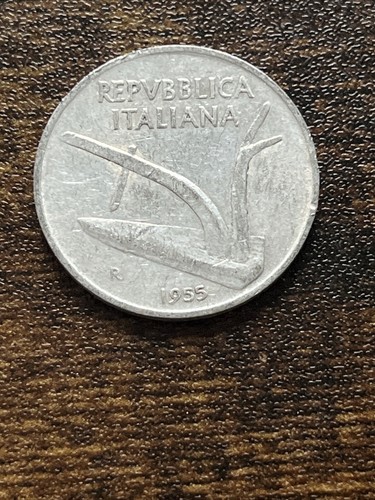 1955 italia lire alluminio - 10,