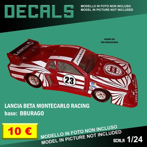 Decals repro lancia beta - decals,