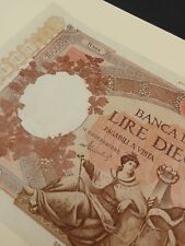 10.000 LIRE Regina Del Mare Del 1955 Con (CARTA MONETA E COLORI (DA OLTRE SPL ) 