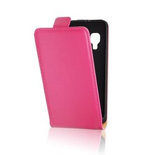 Pink PU Leather Slim Throw