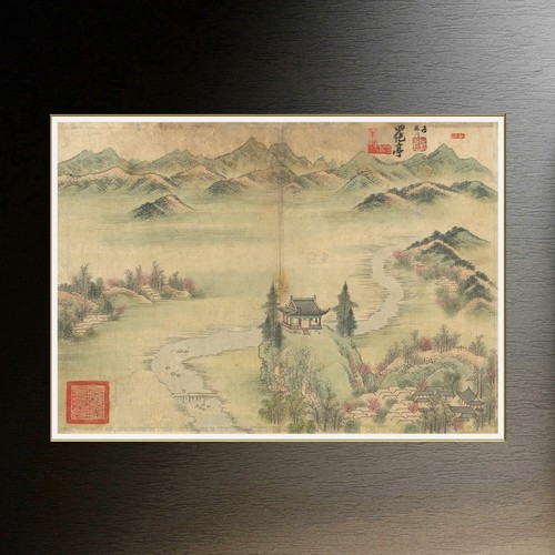 Dipinto paesaggio joseon - di,