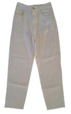 SHEIN Jeans pantaloni vita alta modello dritto bianco strappi donna ragazza XS