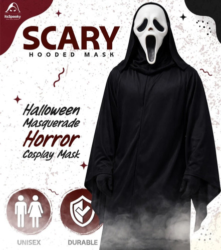 Maschera viso fantasma con