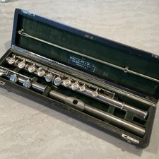 Rudall Carte & Co Flauto Vintage "The Romilly", Copricapo Argento