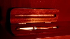 Penna in radica con custodia