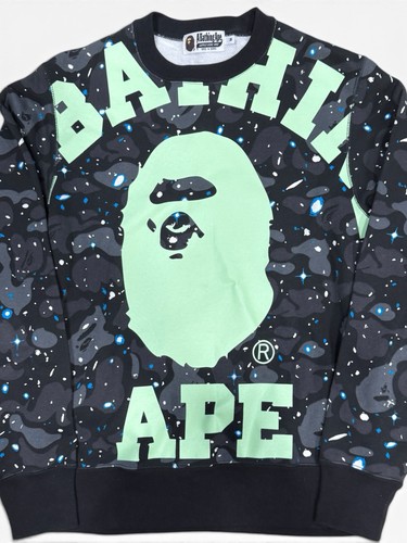 Maglione mimetico bape space - maglione,