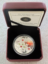 2011 CANADA 9999 ARGENTO 20 DOLLARI FIOCCO DI NEVE GIACINTO EARLY STRIKE #370