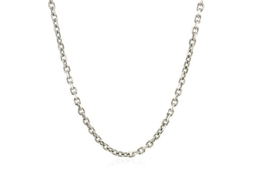 Collana catena cavo argento
