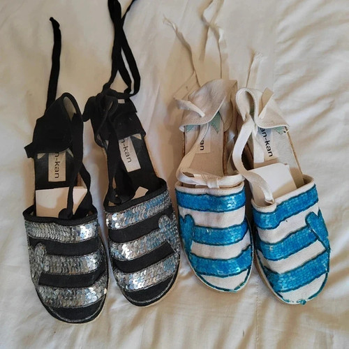 Zeppe espadrillas paillettes
