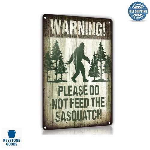 Insegna metallo sasquatch - insegna,