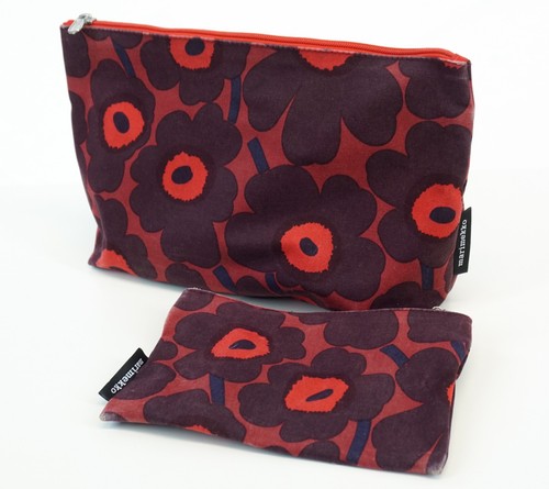Set borsa trucco floreale