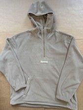 Felpa con cappuccio mezza zip