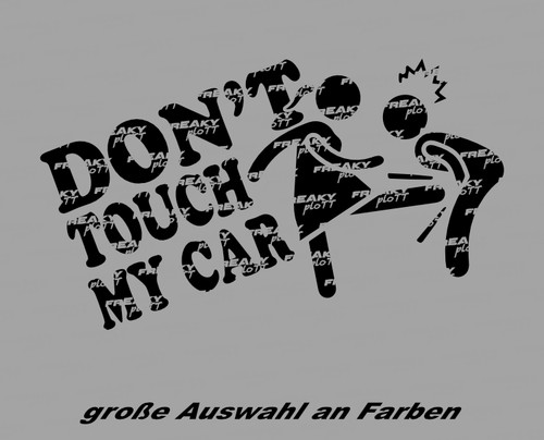 Adesivo dont touch - adesivo, my