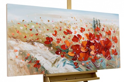 Dipinto acrilico fiori - in, 'fiori