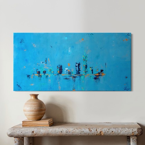 Città minimalista pittura - città,