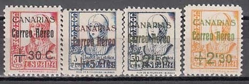 Canarie posta 1938 - canarie, edifil