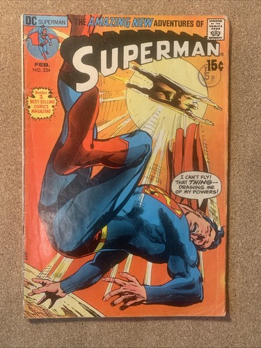 Superman 234 1972 neal - #234, fn-