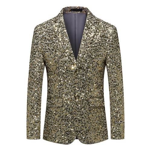 Blazer uomo casual glitter