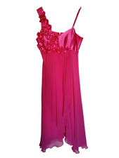 ABITO DONNA DA CERIMONIA, CON COPRISPALLA, FUCSIA, TAGLIA 42, OTTIME CONDIZIONI 