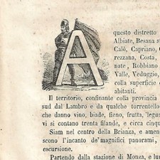 Antique 1858 CAPOLETTERA A