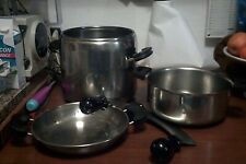 lotto pentole varie  di cui 1 Lagostina + accessori in acciaio leggi