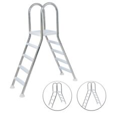 Scaletta PONTE  5 x 5 in acciaio Inox 304 per piscine fuori terra altezza 150