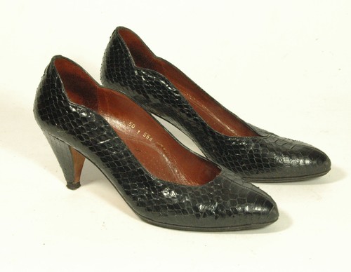 Scarpe donna pelle rettile
