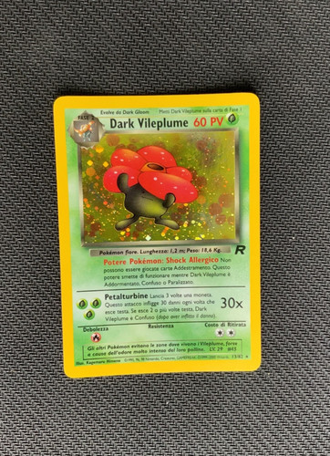 Pokèmon dark vileplume rara - dark,