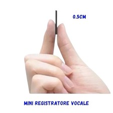 MINI REGISTRATORE VOCALE 3in1