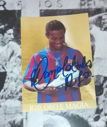 Autografo ronaldinho brasile - autografo,