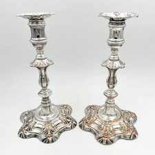 COPPIA CANDELABRI WILLIAM IV
