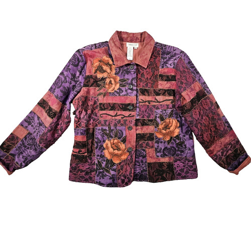 Giacca patchwork vintage
