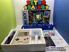 Nintendo GAME BOY Classic - CONSOLE GAMEBOY DMG-01 BUNDLE TETRIS IMBALLO ORIGINALE - BIG BOX