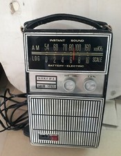 Radio Vintage Della SAKURA SOLID STATE BATTERY- ELECTRIC, Molto Rara Made In...